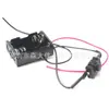 Compartimento de batería 12V23A con interruptor Caja de batería 27A No. Caja de 8 baterías portapilas 23A 12V con cable de conexión