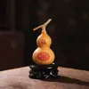 Venda Direta de Fábrica de Enfeites de Cabaça Naturais, Artesanato Esculpido com Desenhos de Cem Bênçãos, Harmonia Familiar e Prosperidade, e Enfeites de Cabaça com os Oito Trigramas