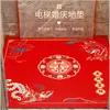 Alfombra gruesa festiva roja para elevador, lavable, para bodas, recién casados, uso comercial, alfombra de suelo de hotel, resistente a la suciedad y al desgaste