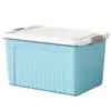 Caja de almacenamiento de gran capacidad con tapa, caja de almacenamiento de tamaño grande, caja de almacenamiento para juguetes, caja de almacenamiento para armario para ropa
