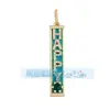 M22 novo pingente de cobre puro micro-incrustado Sonho de Amor Feliz Chefe Feliz letra feliz