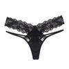 Comércio exterior europeu e americano sexy underwear cross-border laço transparente sexy lingerie feminina cintura baixa tanga entrega por atacado
