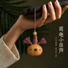 Llavero estilo chino, colgante de calabaza pequeña, accesorio para bolso, adorno cultural y creativo, cadena para teléfono móvil, regalo, nueva decoración de coche estilo chino