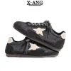 Zapatos de Entrenamiento Alemanes Marrones Estilo Retro Piel Genuina Zapatos de Mujer 2026 Otoño Nueva Llegada Zapatos Estrella Zapatos Deportivos Casuales Zapatos Forrest Gump