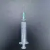 Jeringa Veterinaria Desechable Spot Tamaño Pequeño 1ml Boca Recta Tubo de Aguja de Plástico Jeringa de Goma Industrial con Aguja