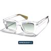 Óculos de Sol Polarizados Quadrados Retrô para Adultos Novos Anti-UV Moda Insertos de Templo Óculos de Sol Kg2518
