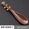 Venta Directa de Fábrica Minzhufang Nuevo Modelo Palillo de Té Sándalo Negro Accesorios para Ceremonia de Té Kung Fu Estilo Japonés Pala de Té Palillo de Té