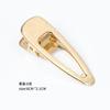 Accesorios DIY Conservador de Color Dorado Cepillado Engrosado Pinza de Pato Cuadrada Pinza de Presión Horquilla Accesorios para el Cabello Materiales Hechos a Mano