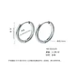 Aros de Oreja de Moda Transfronterizos al por Mayor en Stock para Mujer, Acero de Titanio, Lujo Ligero, Sensación de Alta Gama, Estilo Europeo y Americano, Estilo Ins, No se Desvanecen