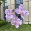 Flores de Orquídea Impressas em 3D, Flores Artificiais para Casamento e Decoração de Casa, Atacado