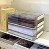 Estante para Arquivo de Provas de Escritório Caixa de Papel Caixa de Arquivo Caixa de Armazenamento A4 Caixa de Dados Acrílico Transparente Empilhável