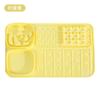 Tapete Lento para Cães Panda Bambu Multifuncional Dividido Silicone Jogo Americano Cão Pequeno e Médio Ventosa Anti-Engasgo Prato de Lamber
