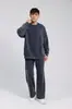 Sudadera con cuello redondo de forro polar fino vintage desgastado de Amazon para hombre y mujer, top de marca moderna estilo americano, venta al por mayor transfronteriza OEM