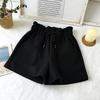 Shorts Feminino de Lã de Cintura Alta, Novas Calças de Perna Larga para Outono e Inverno, Emagrecedor, Adequado para Primavera, Shorts Boot Casual Soltos, Moderno
