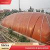 Saco de fermentação de biogás para matadouro, saco de biogás de argila vermelha para cocô de porco, piscina de fermentação de esterco de porco