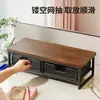 Suporte Elevador para Monitor de Computador de Mesa Suporte de Mesa Suporte de Resfriamento de Tela Base de Prateleira de Armazenamento para Escritório