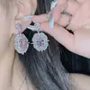 Versa Court Zirconio Amarillo Ganso Juego de Pendientes Anillo Ace Caibao Chapado en Oro Microincrustado Colgante Elegante Vintage