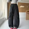 Pantalones de Trabajo para Niñas Primavera y Otoño 2026 Ropa de Otoño Nueva para Niños Estilo Casual Pierna Recta Pierna Ancha