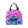 Bolsa de almuerzo con diseño de estrella de Stitch, lonchera de dibujos animados de Stitch para bebé, bolsa de picnic de papel de aluminio, lonchera portátil, bolsa de hielo