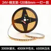 Fita de LED de Baixa Tensão 24V de Espectro Completo com 180 LEDs 8mm 2835 Fita de LED para Sala de Estar, Um LED Um Corte, Fita de LED COB com 240 LEDs