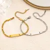 Pulsera curva de acero inoxidable lisa para parejas, muy vendida en Europa y América, se puede grabar, regalo de cumpleaños, pulsera personalizada con logo láser