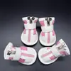 Zapatos para gatos y perros Zapatos para mascotas Zapatos para perros VIP Teddy Malla Cremallera Zapatillas Zapatos de malla transpirable 1