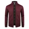 Nuevo Suéter de Punto Casual Estilo Británico de Invierno para Hombre, Cárdigan de Manga Larga Casual Urbano con Cuello Redondo para Hombre