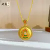 Tendencia Nacional Colgante con Microincrustaciones Cepilladas Cadena para Suéter Colgante de Esmalte Accesorios de Joyería Venta al por Mayor desde el Fabricante