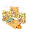 BS020 Comercio Exterior Tarjeta Tonta Amor Capibara capibara Kapibala Fiesta Dulce Regalo Bolsa de Papel Portátil