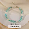 Jingde joyería pulsera de grava de cristal en polvo natural para mujer ajustable irregular amatista piedra solar pulsera al por mayor