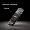 OTG tudo-em-um mini leitor de cartão TF transparente Tipo-C/USB telefone celular computador adaptador universal de cabeça dupla