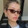Óculos de Sol Oval Pequenos da Moda para Mulheres, Estilo Americano Gatinho Retro Ultraleve, Estilo Doce e Descolado, Sensação de Alta Qualidade