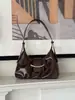 Nova Bolsa Hobo Minimalista 2026, Bolsa de Ombro Versátil para o Dia a Dia, Bolsa Pequena Preta Estilosa Feminina