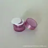 20g 15g frasco secundario botella cosmética vacía frasco vacío crema día y noche botella redonda doble morada botella redonda recta simple para crema