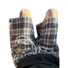 Pantalones Cortos de Punto a Cuadros Estilo Chanel para Hombre, Verano Finos Retro Americano de Cinco Puntos, Shorts de Playa, Pantalones Deportivos de Longitud Media