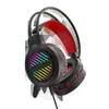 Headset Gamer com Fio V3 em Estoque na Fábrica com Microfone, Luzes Brilhantes, Graves Pesados, para Jogos em Computador e Laptop