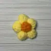 Flor de Pompones Hecha a Mano con Ganchillo Lana Flor de Ganchillo Hecha a Mano Sombrero Flor de Ganchillo Pasador Accesorios para el Cabello Broche para Ropa Accesorios de Flores Pequeñas Flor al por Mayor