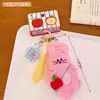 Tengyi Original Lindo Colgante de Muñeco de Oso Corazón de Niña Colgante Decorativo para Mochila Muñeco Versátil Llavero Colgante