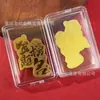 Oro Puro 999 Hazte Rico Pegatina para Teléfono Móvil Princesa Por Favor Hazte Rico y Gasta Dinero Bolsa del Dios de la Riqueza Título de Lista de Oro 2mg Pegatina Dorada