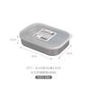 Caja de Refrigerador de Importación Japonesa Echo Contenedor de Almacenamiento de Alimentos con Tapa Caja de Almacenamiento de Acero Inoxidable Sellado Conservación Fresca Lonchera Bento