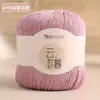 Hilo fino con lentejuelas de lino Xizang de colores, hilo de lino, hilo de encaje de algodón y lino, ganchillo de seda y algodón, chal calado al por mayor