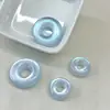 Resina de Doble Cara Cambia de Color Ojo de Gato Estrellado Donut para Cadena de Teléfono Móvil DIY Bolsas Colgantes Accesorios de Joyería Cuentas Creativas Hechas a Mano
