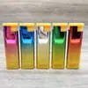 Isqueiros à prova de vento de plástico colorido criativo personalizados para publicidade de hotel disponíveis em estoque