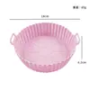 Panela de Silicone para Assar Prato de Churrasco Tapete Frigideira de Ar Panela de Silicone para Assar Forma de Bolo Bandeja de Forno Doméstica