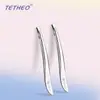 Pinzas para cejas de acero inoxidable Tixiang pinzas depiladoras pinzas depiladoras pegatinas para depilar la barba pinzas para doble párpado pestañas postizas manicura