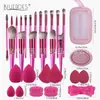 Kit de Pincéis de Maquiagem Explosão Transfronteiriça Conjunto de 33 Peças Beauty Egg Esponja de Pó Pincel de Sombra Super Macio Pincel de Base Beleza Atacado