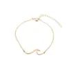 Pulsera nueva transfronteriza europea y americana estilo bohemio simple aleación ola pulsera moda todo-combinable joya de mano