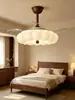 Lámpara Ventilador para Habitación Infantil 2026 Nuevo Modelo Iluminación Zhongshan Espectro Completo Protección Ocular Alta Estética Estilo Crema Luz de Techo para Dormitorio