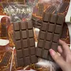 Juguete Popular con Forma de Chocolate para Aliviar el Estrés, Juguete Pegajoso Squishy para Chuparse el Dedo, Suave de Rebote Lento para Aliviar el Estrés, Regalo Premium