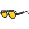 Novos Óculos de Sol de Moda com Lente Dupla Versátil para Fotos na Rua Simples Protetor Solar de Viagem Proteção Solar Óculos de Sol Unissex
